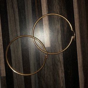 Gold Hoop Earrings